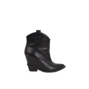 Pre-owned Leather boots Giuseppe Zanotti Pre-owned , Black , Dames