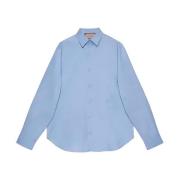 Stijlvolle Herenshirt Gucci , Blue , Heren