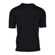 Merino Wol Gebreide Trui Alpha Studio , Black , Heren