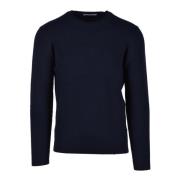 Merino wollen trui Kangra , Blue , Heren