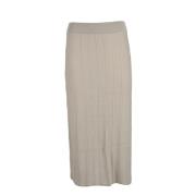 Wollen Vrijetijdsrok Max Mara , Beige , Dames