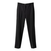 Luxe Marzotto Stof Wijde Pijp Broek Nine In The Morning , Black , Here...