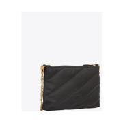 Platte Pouch Tas Pinko , Black , Dames