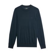 Blauwe Merino Crew Sweater Lyle & Scott , Blue , Heren