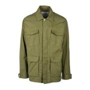 Katoenen Jas Woolrich , Green , Heren