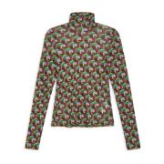 Winter Print T-Shirt Maliparmi , Multicolor , Dames