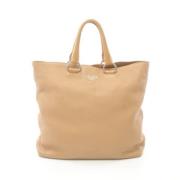 Pre-owned Leather prada-bags Prada Vintage , Beige , Dames