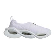 Witte Stoffen Lage Sneakers Dolce & Gabbana , White , Dames