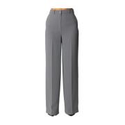 Grijze Palazzo Broek Rechte Pijp Elisabetta Franchi , Gray , Dames