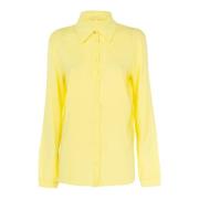 Dames Blouse met Lange Mouwen Patrizia Pepe , Yellow , Dames