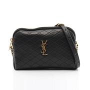 Pre-owned Leather shoulder-bags Saint Laurent Vintage , Black , Dames