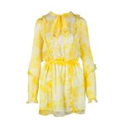 Damesjurk Msgm , Yellow , Dames