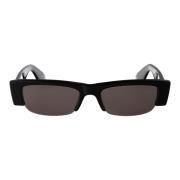 Stijlvolle zonnebril Am0404S Alexander McQueen , Black , Dames