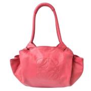 Pre-owned Leather handbags Loewe Pre-owned , Pink , Dames