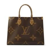 Pre-owned Fabric louis-vuitton-bags Louis Vuitton Vintage , Brown , Da...