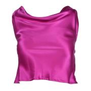 Zijden Top L'Autre Chose , Pink , Dames