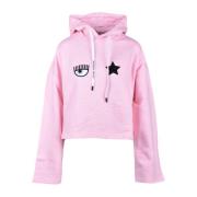 Roze Sweatshirt voor Vrouwen Chiara Ferragni Collection , Pink , Dames