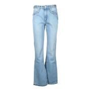 Jeans Alessandra Rich , Blue , Dames