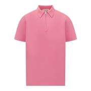 Klassieke Polo T-shirt Jil Sander , Pink , Dames