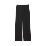 Zwarte Broek met Hoge Taille en Rechte Pijpen Vanessa Bruno , Black , ...