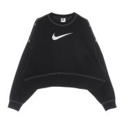 Cropped Crew Neck Sweatshirt Sportswear Nike , Black , Dames