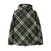 Groene Equestrian Knight Logo Jas Burberry , Green , Heren