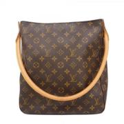 Pre-owned Fabric louis-vuitton-bags Louis Vuitton Vintage , Brown , Da...