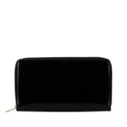 Pre-owned Leather wallets Celine Vintage , Black , Dames