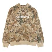 Hoodie Camo Woestijn Wit Carhartt Wip , Brown , Heren