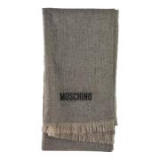 Kasjmier Sjaal Moschino , Gray , Dames