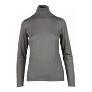 Wollen Gebreide Trui Le Tricot Perugia , Gray , Dames