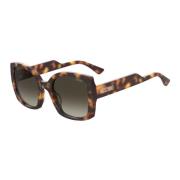 Stijlvolle zonnebril Mos124/S Moschino , Brown , Dames