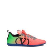 Fluorescerende VLogo Low-Top Sneakers Valentino Garavani , Multicolor ...