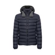 Sportieve donsjas met afneembare capuchon Colmar , Blue , Heren