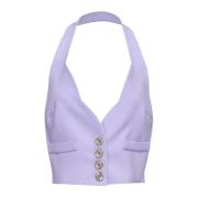 Sleeveless Tops Pinko , Purple , Dames