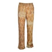 Viscose Casual Broek Paura , Multicolor , Heren