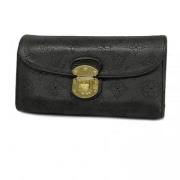 Pre-owned Leather wallets Louis Vuitton Vintage , Black , Dames