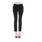 Slim Fit Voorpatroon Broek By Byblos , Black , Dames