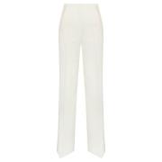 Elegante Witte Broek Wijde Pijpen Pinko , White , Dames