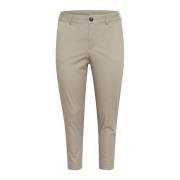 Olifantenhuid Chino Broek Kaffe Curve , Beige , Dames