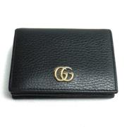 Pre-owned Leather wallets Gucci Vintage , Black , Dames