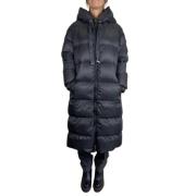 Gewatteerde Hooded Coat in zwart Max Mara , Blue , Dames