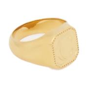 Gouden Charms Ring Vintage Goud Messing Chloé , Yellow , Dames