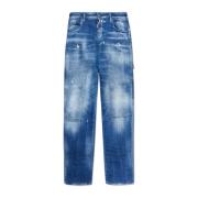 Jeans Loose Dsquared2 , Blue , Heren