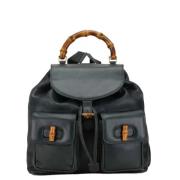 Pre-owned Leather shoulder-bags Gucci Vintage , Black , Dames