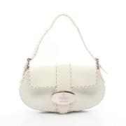 Pre-owned Leather fendi-bags Fendi Vintage , White , Dames