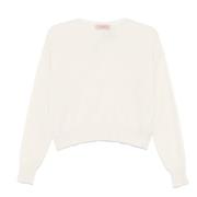 Stijlvolle Sweater Set Twinset , White , Dames