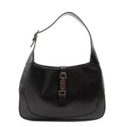 Pre-owned Leather shoulder-bags Gucci Vintage , Black , Dames