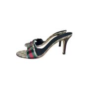 Pre-owned Canvas sandals Gucci Vintage , Brown , Dames