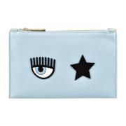 Stijlvolle PU-tas Chiara Ferragni Collection , Blue , Dames